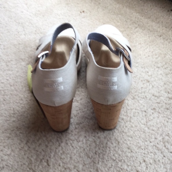 TOMS Sienna Natural Yarn Dye Wedges Size 12 - Picture 4 of 4